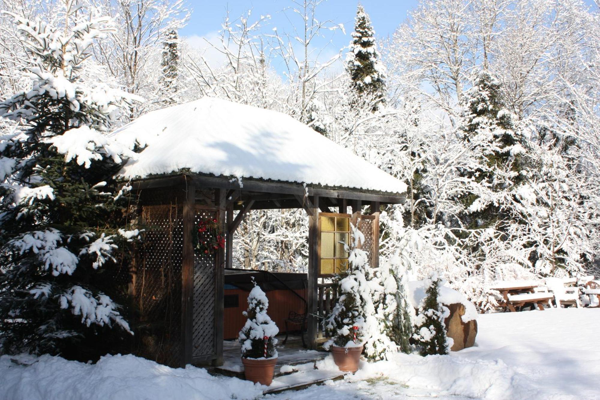 Chalets Et Studios Le Vent Du Nord Lac-Superieur Exterior foto